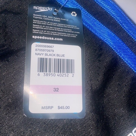 Speedo Men’s Swimsuit Square Leg - Picture 4 of 7